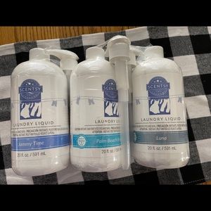 3 Scentsy laundry liquids
